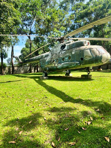 Russian Helicopter used during Khmer Rouge unrest